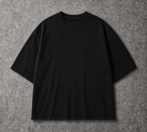 BLOODWING  Distressed Boxy Oversized Tee