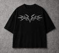SAVAGE  Distressed Boxy Oversized Tee